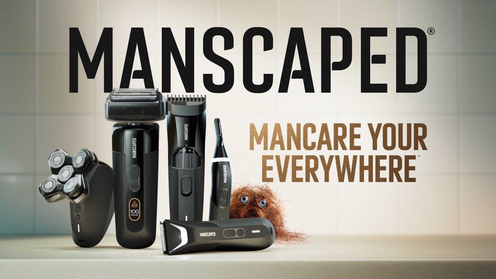 MANSCAPED® Makes its Super Bowl Debut with Singing Hairball Monsters